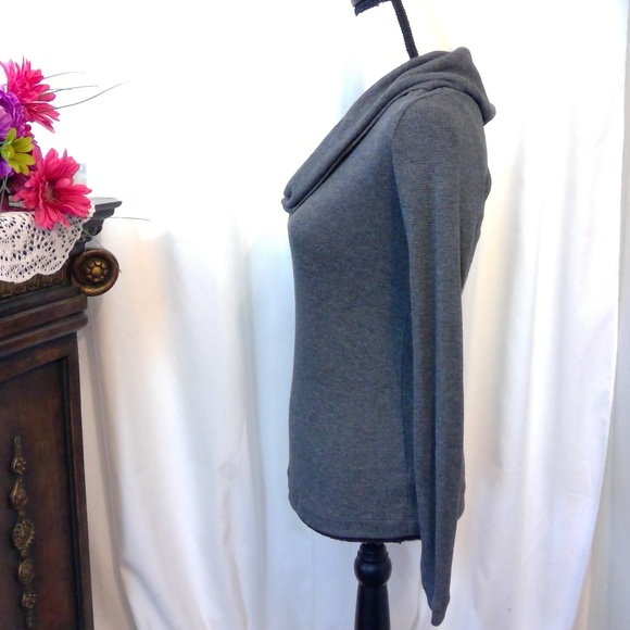 🧩Gap Charcoal The Octavia Waffle Cowl - Picture 2 of 6